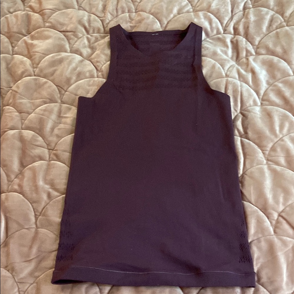 Lululemon Athletica Purple Reveal Fitted Sleeveless Tank Top